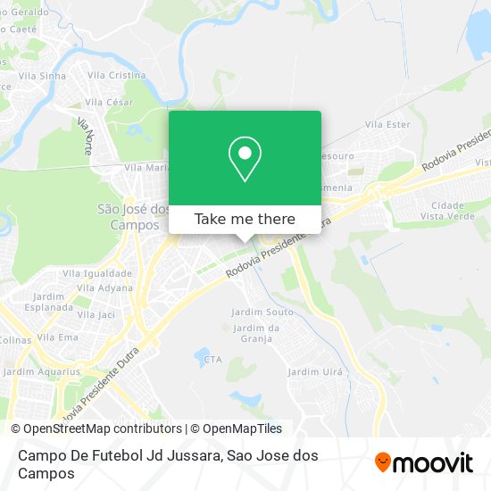 Mapa Campo De Futebol Jd Jussara