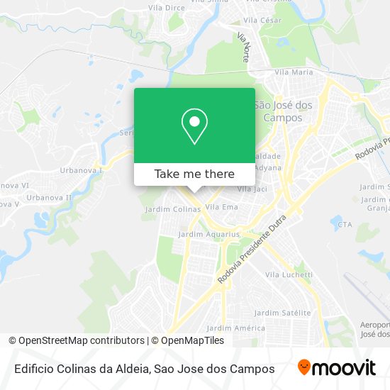 Edificio Colinas da Aldeia map