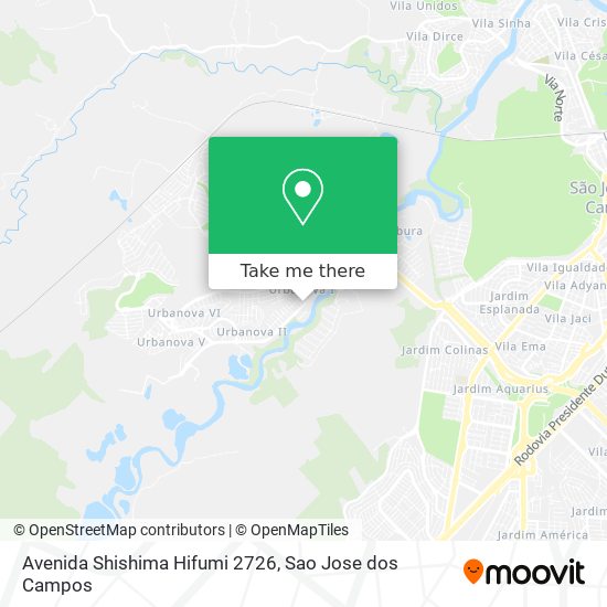 Avenida Shishima Hifumi 2726 map