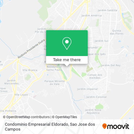 Mapa Condomínio Empresarial Eldorado