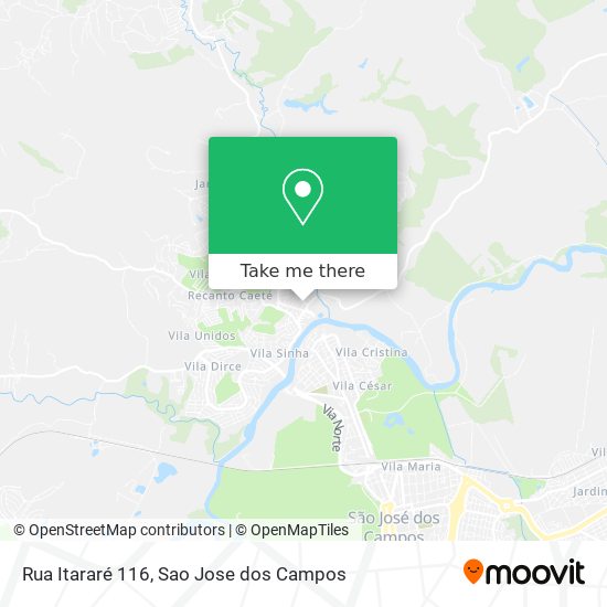 Rua Itararé 116 map