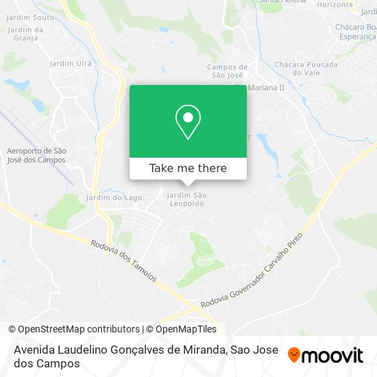 Avenida Laudelino Gonçalves de Miranda map