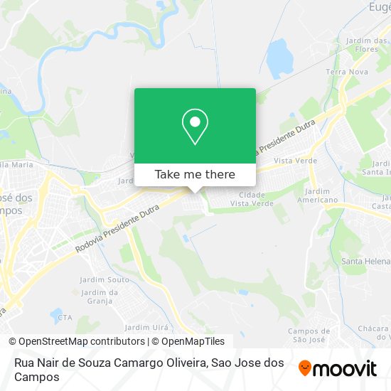 Rua Nair de Souza Camargo Oliveira map