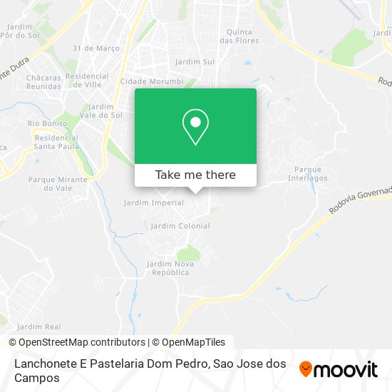 Lanchonete E Pastelaria Dom Pedro map