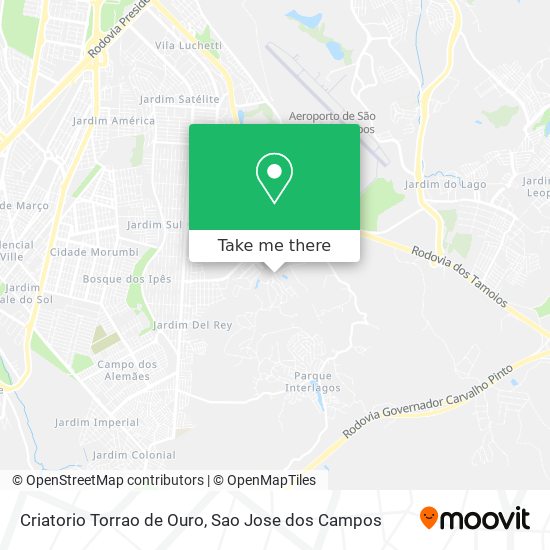 Criatorio Torrao de Ouro map