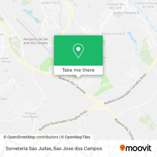 Sorveteria Sao Judas map
