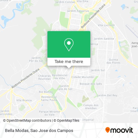 Bella Modas map