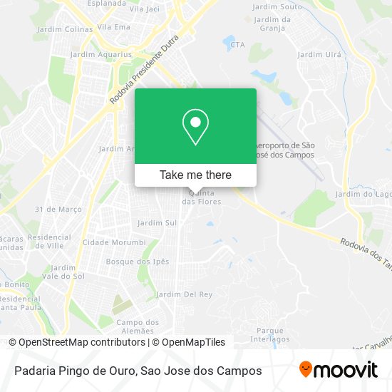 Padaria Pingo de Ouro map