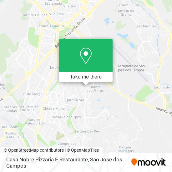 Casa Nobre Pizzaria E Restaurante map