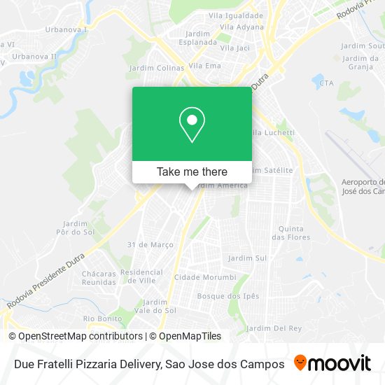 Due Fratelli Pizzaria Delivery map