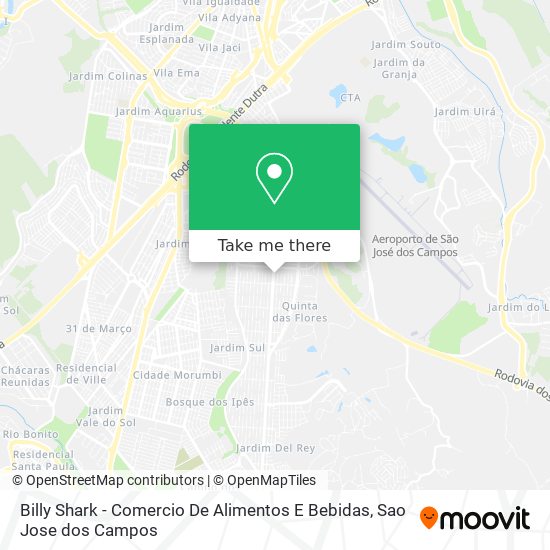 Billy Shark - Comercio De Alimentos E Bebidas map
