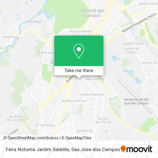 Feira Noturna Jardim Satélite map