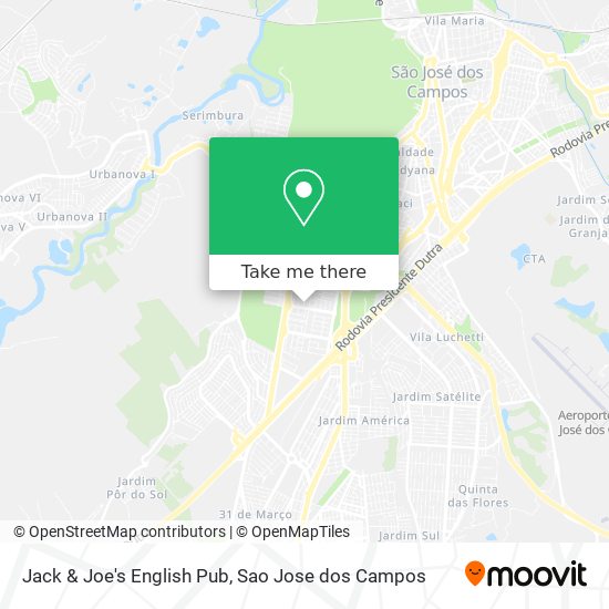 Jack & Joe's English Pub map