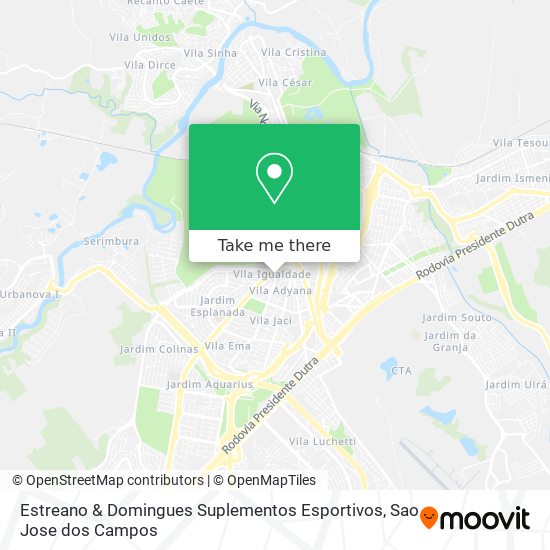Estreano & Domingues Suplementos Esportivos map