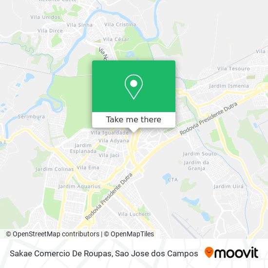 Sakae Comercio De Roupas map