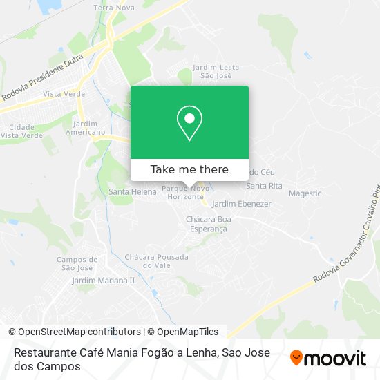 Restaurante Café Mania Fogão a Lenha map