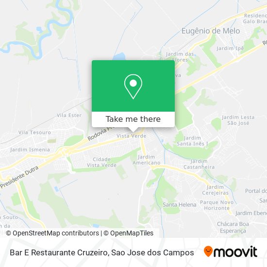 Bar E Restaurante Cruzeiro map