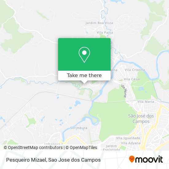 Pesqueiro Mizael map