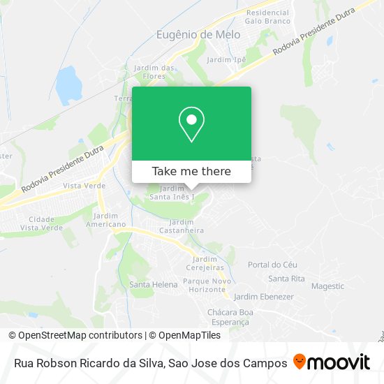Rua Robson Ricardo da Silva map