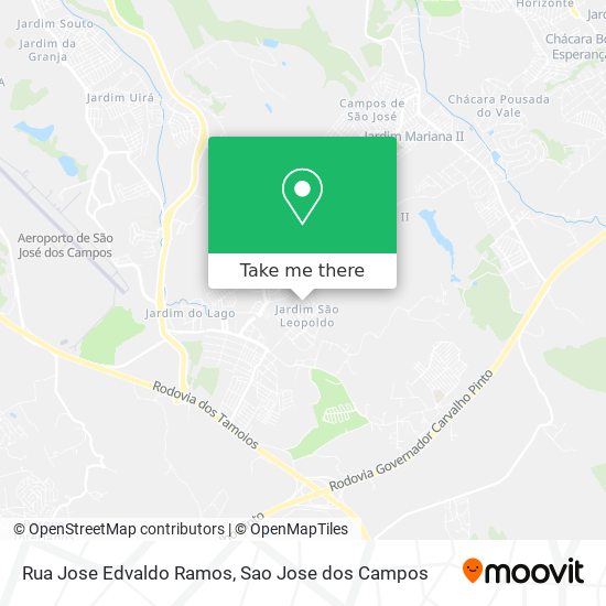 Mapa Rua Jose Edvaldo Ramos