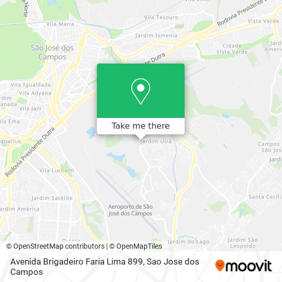 Avenida Brigadeiro Faria Lima 899 map