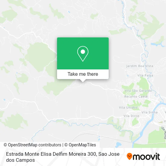 Estrada Monte Elisa Delfim Moreira 300 map