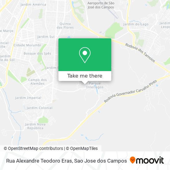 Rua Alexandre Teodoro Eras map