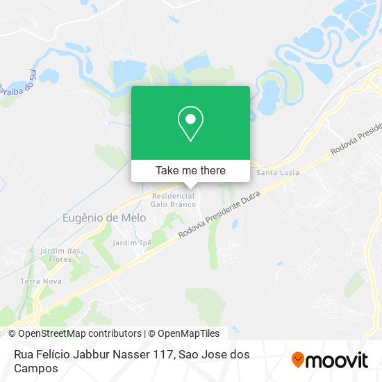 Rua Felício Jabbur Nasser 117 map