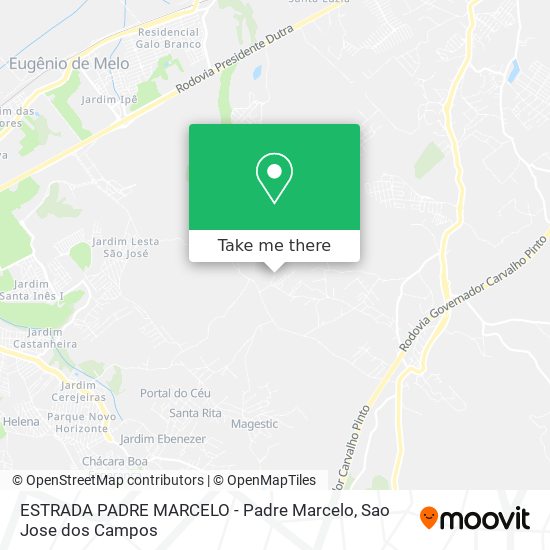 ESTRADA PADRE MARCELO - Padre Marcelo map