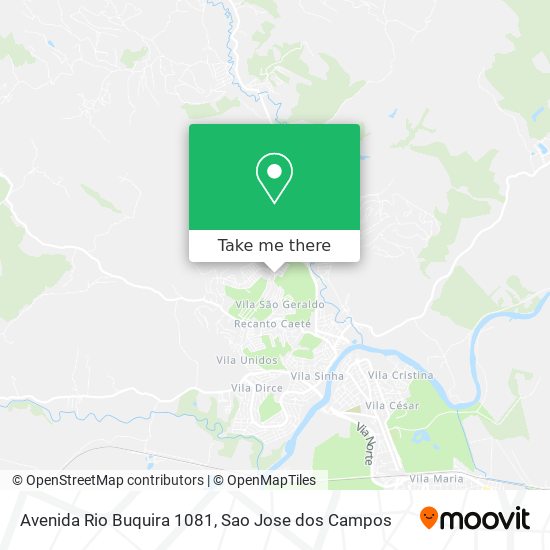 Mapa Avenida Rio Buquira 1081