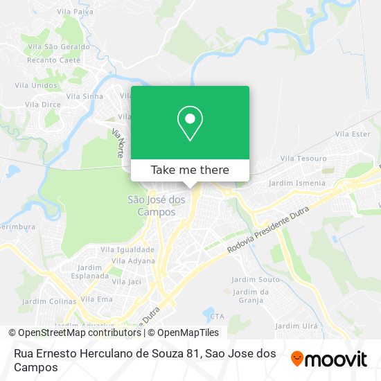 Mapa Rua Ernesto Herculano de Souza 81