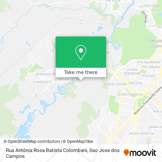 Rua Antônia Rosa Batista Colombani map