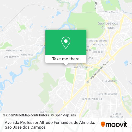 Avenida Professor Alfredo Fernandes de Almeida map