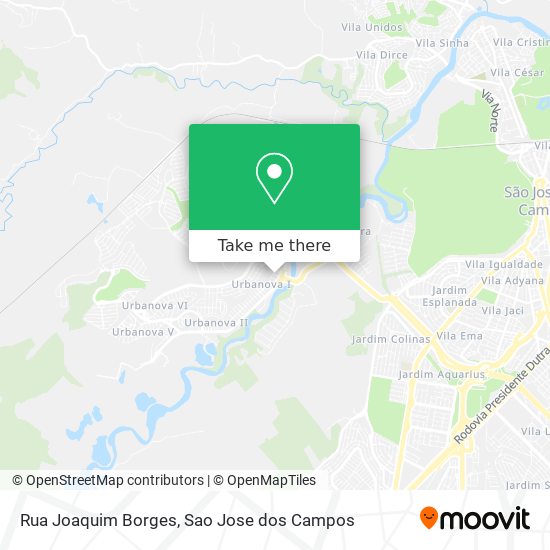 Rua Joaquim Borges map