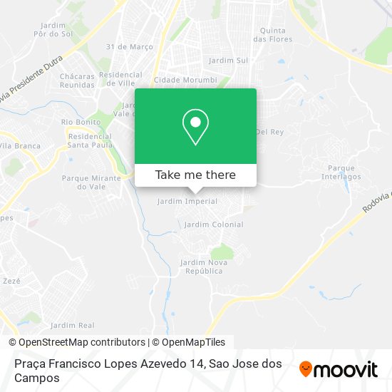 Praça Francisco Lopes Azevedo 14 map