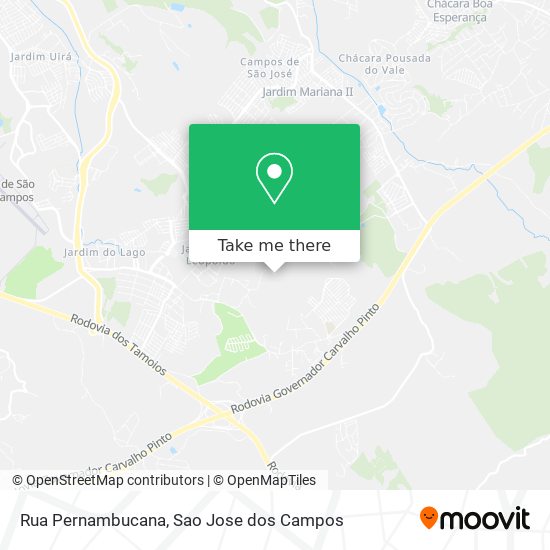 Rua Pernambucana map