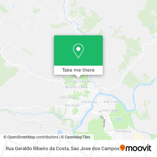 Rua Geraldo Ribeiro da Costa map