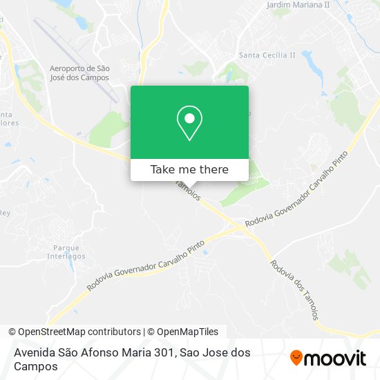 Avenida São Afonso Maria 301 map