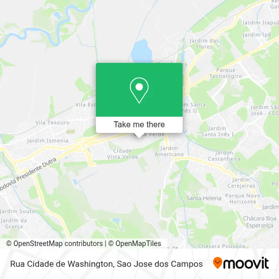 Rua Cidade de Washington map