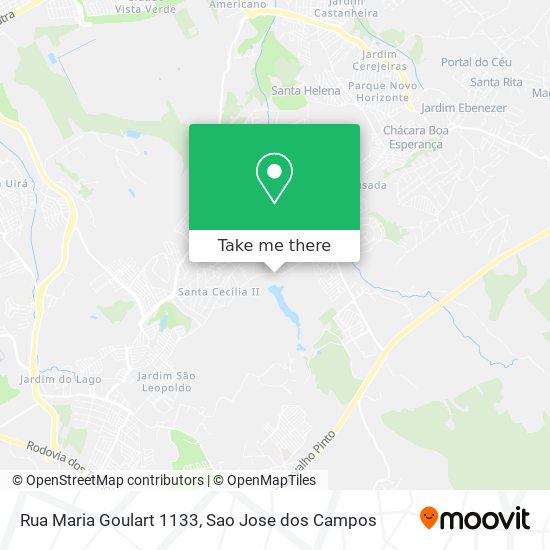 Rua Maria Goulart 1133 map