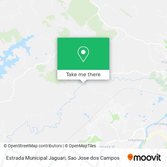 Mapa Estrada Municipal Jaguari
