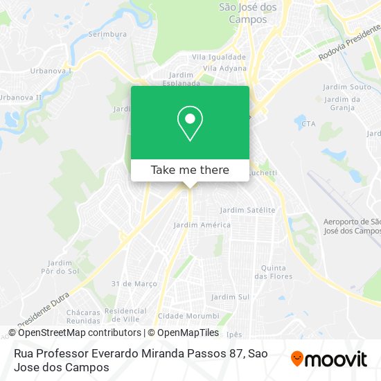 Rua Professor Everardo Miranda Passos 87 map