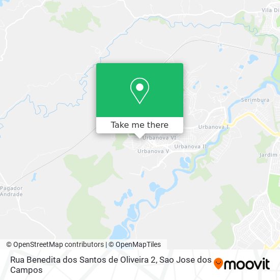 Rua Benedita dos Santos de Oliveira 2 map