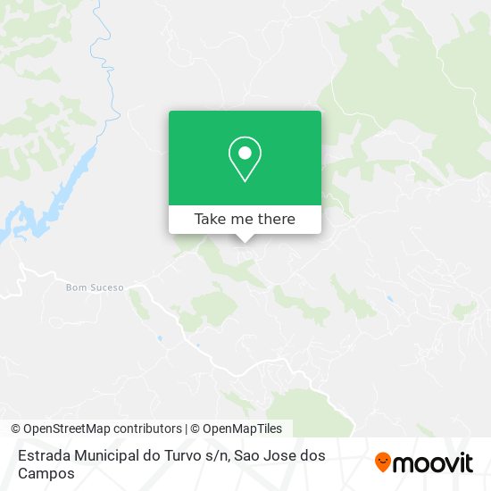 Estrada Municipal do Turvo s/n map