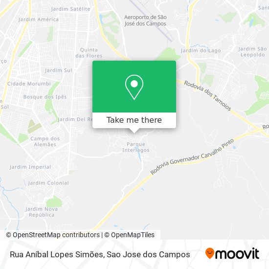 Rua Aníbal Lopes Simões map