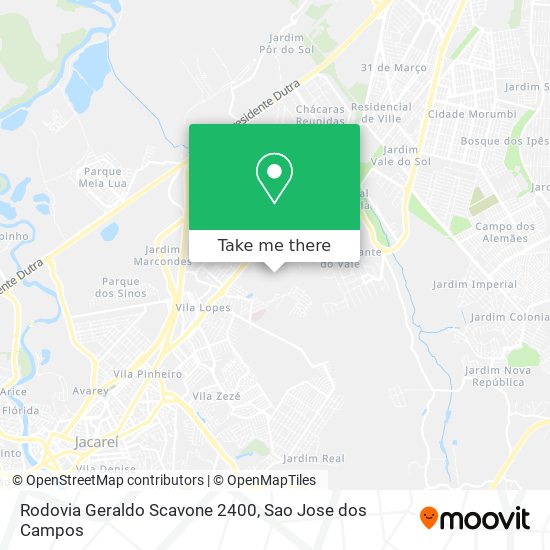 Rodovia Geraldo Scavone 2400 map