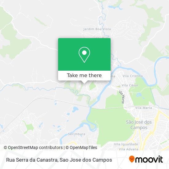 Rua Serra da Canastra map