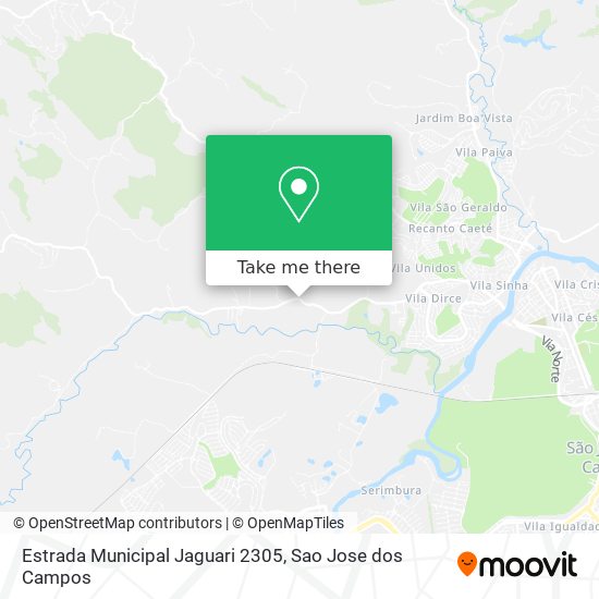 Estrada Municipal Jaguari 2305 map