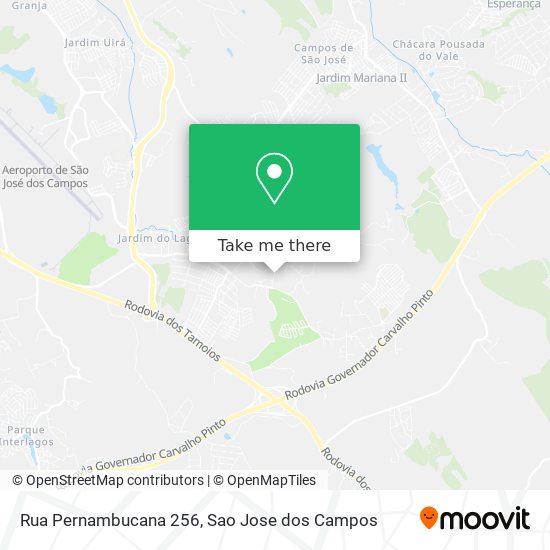 Rua Pernambucana 256 map