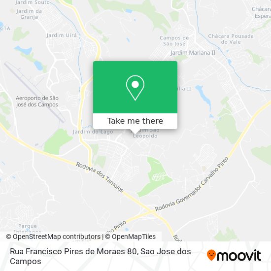 Rua Francisco Pires de Moraes 80 map